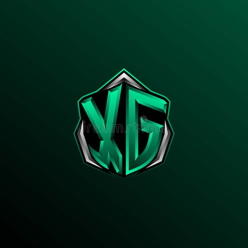 Initial XG Logo Design, Initial XG Logo Design with Shield Style, Logo
