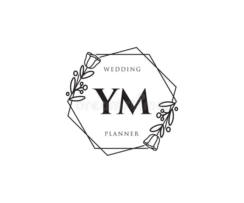 Initial yl feminine logo usable for nature salon Vector Image