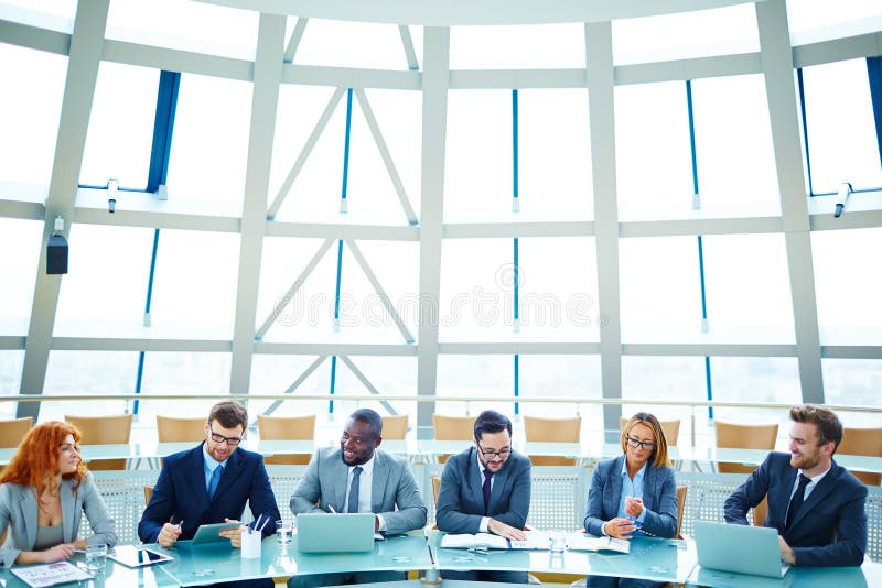 Inizio della conferenza immagine stock libera da diritti