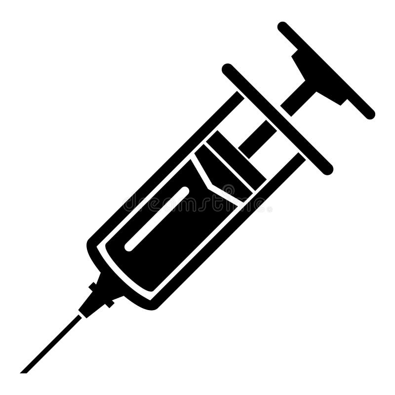 Injector Icon, Simple Style Stock Vector Illustration of cure, logo