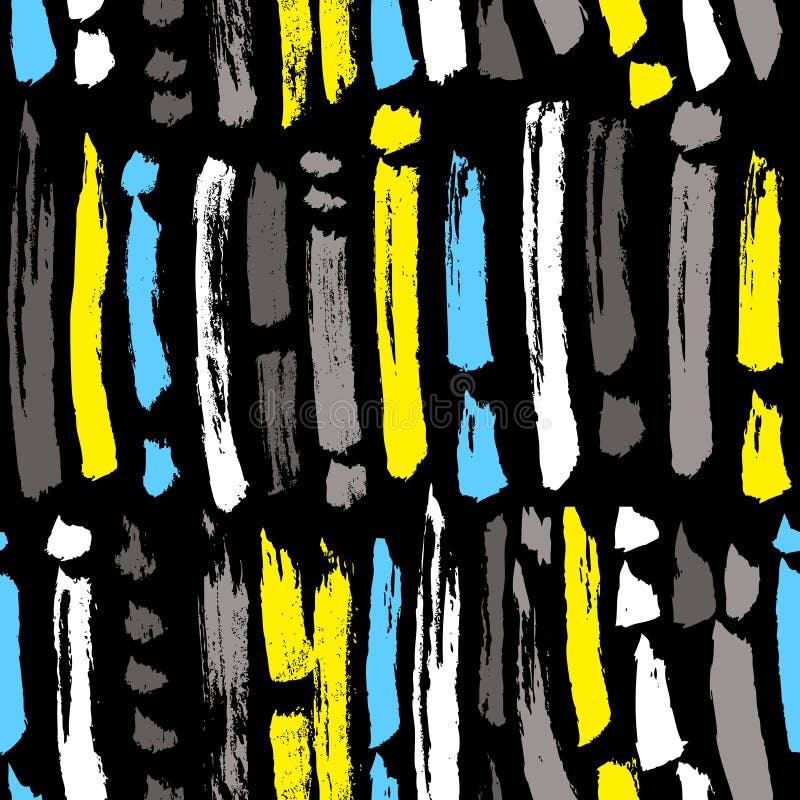 Ink abstract seamless pattern. Background with artistic strips a stock illustration Ink abstract seamless pattern. Background with artistic strips a stock illustration