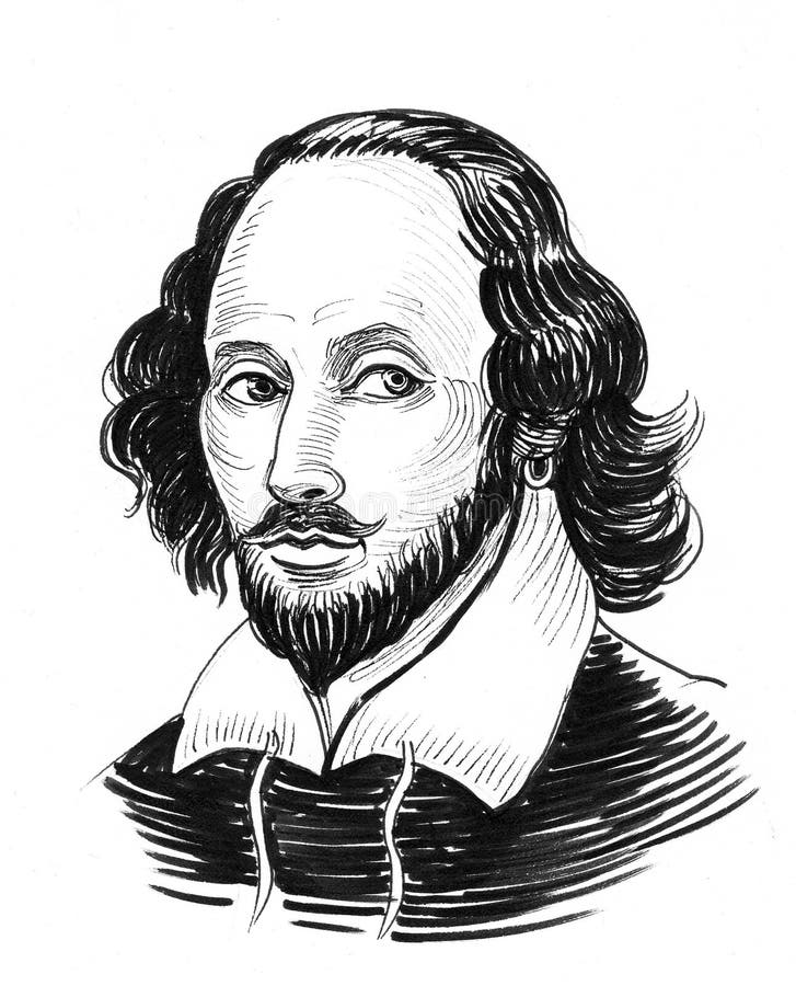 william shakespeare drawing