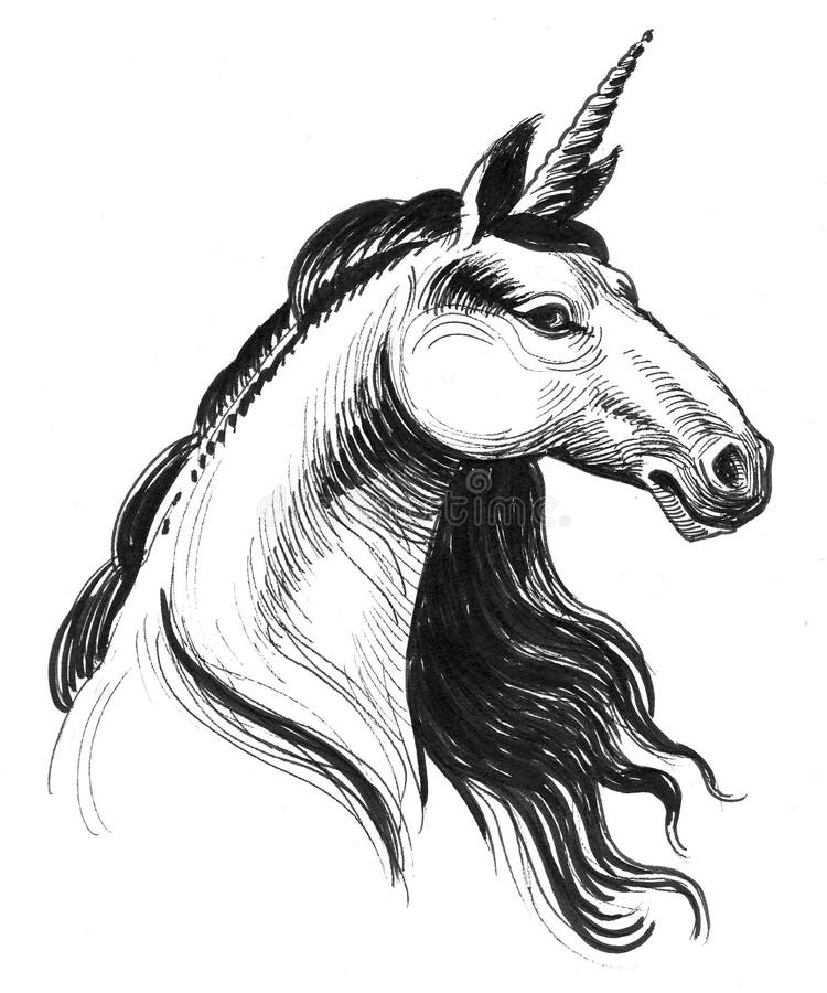 White unicorn stock illustration. Illustration of white - 112244762