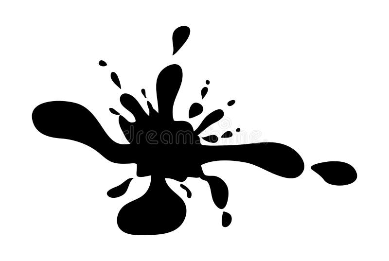 Ink blob, blot, splash silhouette vector symbol icon design. royalty free illustration Ink blob, blot, splash silhouette vector symbol icon design. royalty free illustration