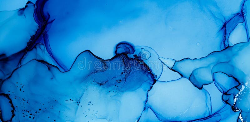 Ink Colours Mix. Fluid Flow Wallpaper Stock Photo - Image of watercolour,  pattern: 232269790