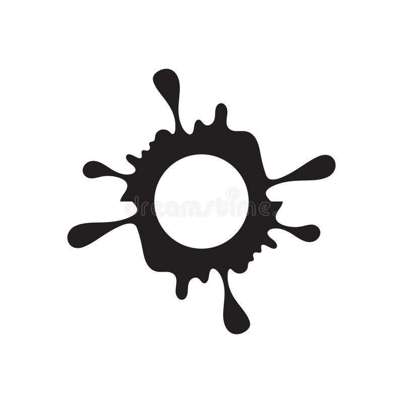 Ink Drop Vector Icon Design Stock Vector - Illustration of abstract ...