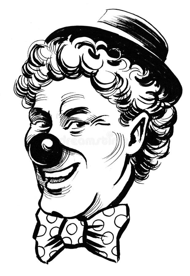 Smiling clown stock illustration. Illustration of vintage - 112244570