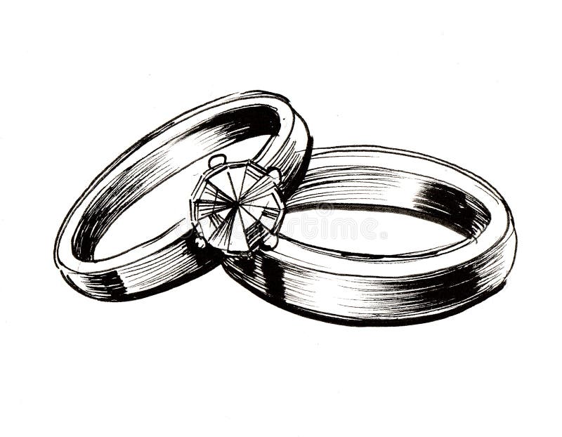 Wedding rings. 