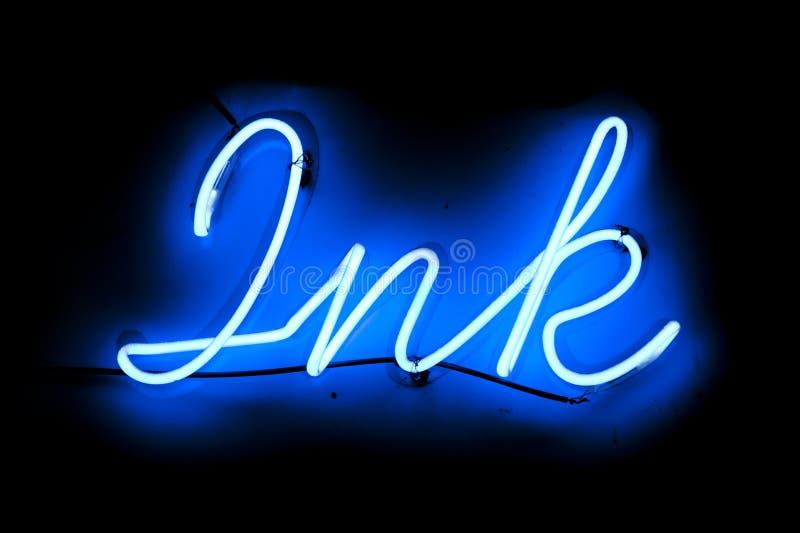 Neon light - Ouvert stock image. Image of glowing, message - 286905671