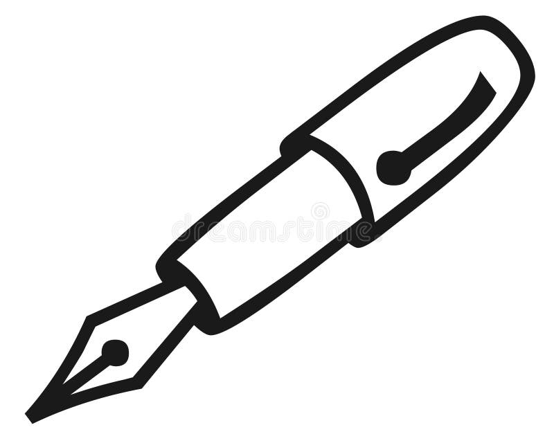 Ink Pen Clipart Black And White