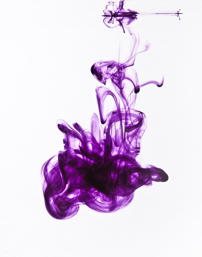 Ink in the water stock image. Image of flow, pigment - 18898179