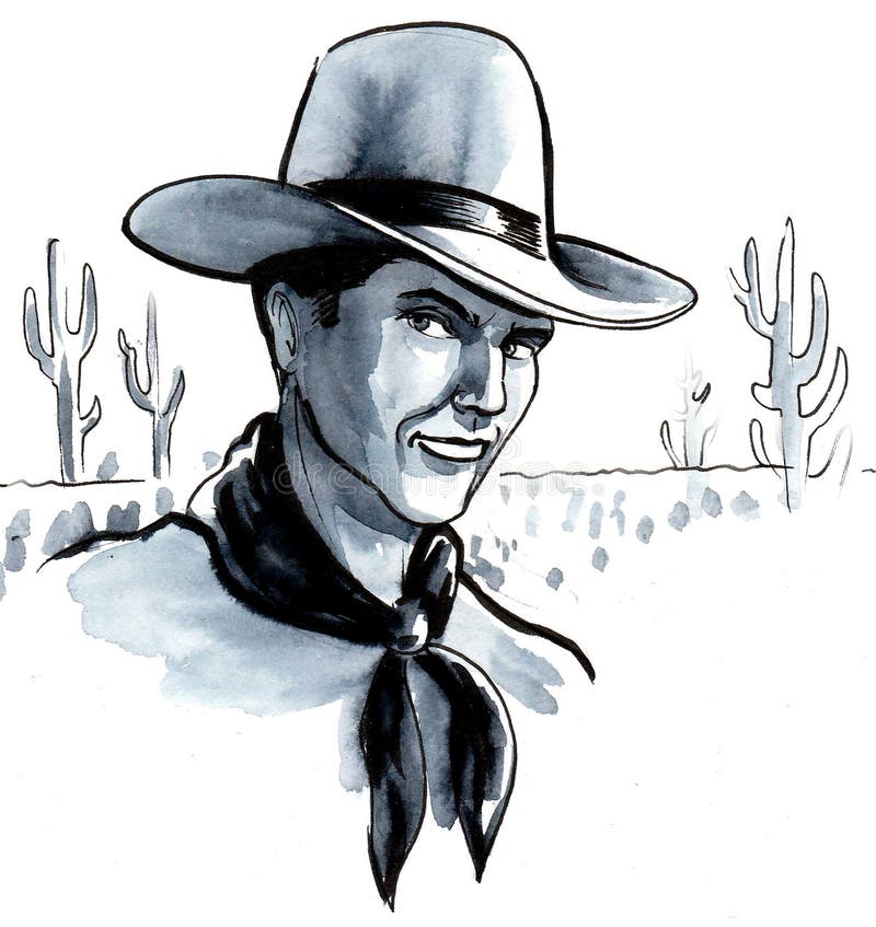 Cowboy sketch I did yesterday. : r/Sketch