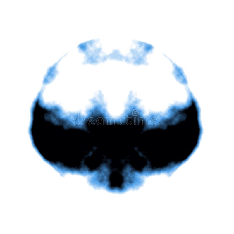 Inkblot Rorschach иллюстрация вектора Inkblot Rorschach иллюстрация вектора