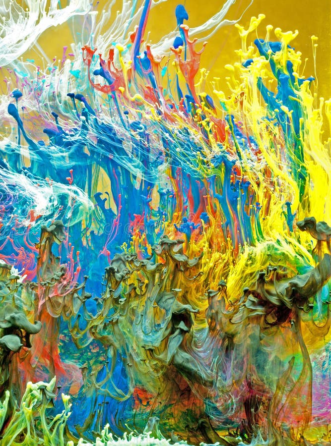 Inks swirling in water stock images Inks swirling in water stock images