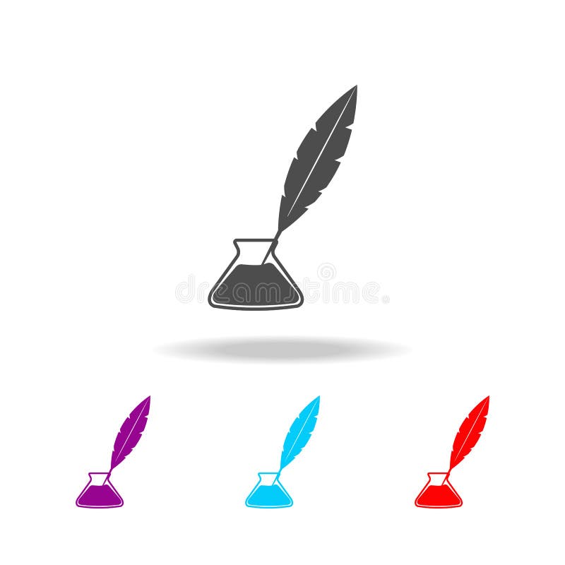 Inkt en penpictogram Elementen van onderwijs in multi gekleurde pictogrammen Grafisch het ontwerppictogram van de premiekwaliteit royalty-vrije illustratie Inkt en penpictogram Elementen van onderwijs in multi gekleurde pictogrammen Grafisch het ontwerppictogram van de premiekwaliteit royalty-vrije illustratie