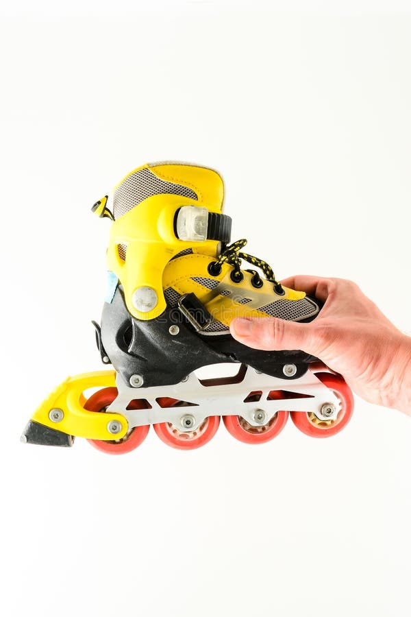 Inline skating skate boot stock photo. Image of health 140944138
