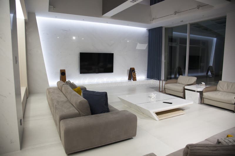 Innenarchitektur, Wohnzimmer, Zeitgenosse, Innen lizenzfreie stockbilder Innenarchitektur, Wohnzimmer, Zeitgenosse, Innen lizenzfreie stockbilder