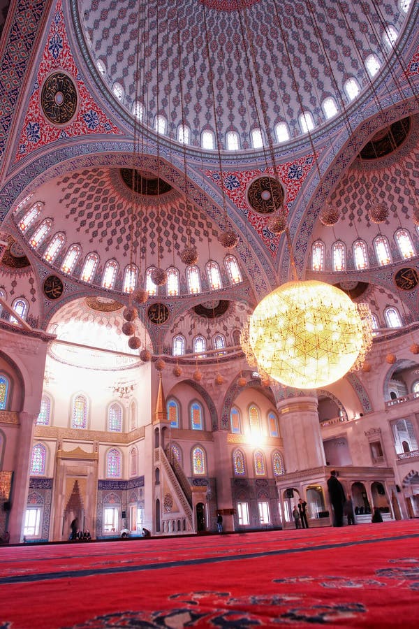 Innenraum Ankara-, die Türkei - Kocatepe Mosche