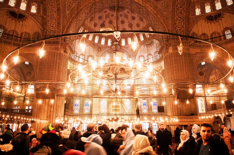 Innenraum der blauen Moschee Istanbul, Sultan ahmet Moscheendekoration stockbilder Innenraum der blauen Moschee Istanbul, Sultan ahmet Moscheendekoration stockbilder