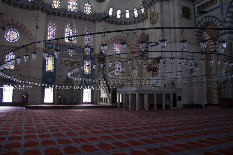 Innenraum der Suleymaniye Moschee