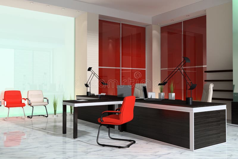 Innenraum Eines Raumes Des Restes Stock Abbildung - Illustration von