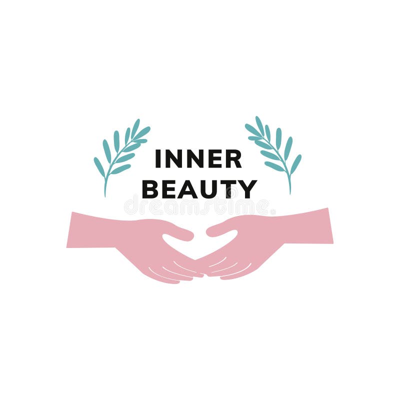 Inner beauty and balance icon royalty free illustration