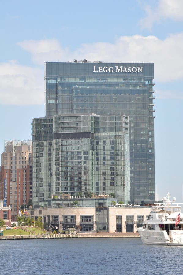 Scarlett Place Building in Baltimore Harbor East Editorial Stock Image