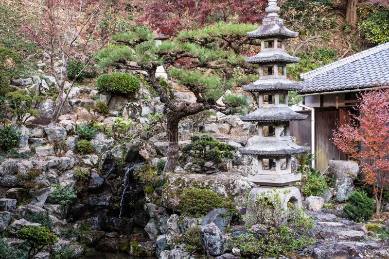 Inner Japanense Garden of Koshoji Temple