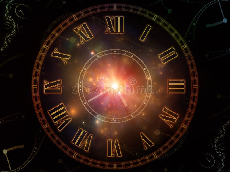 Inner Life of Temporal Realm stock illustration