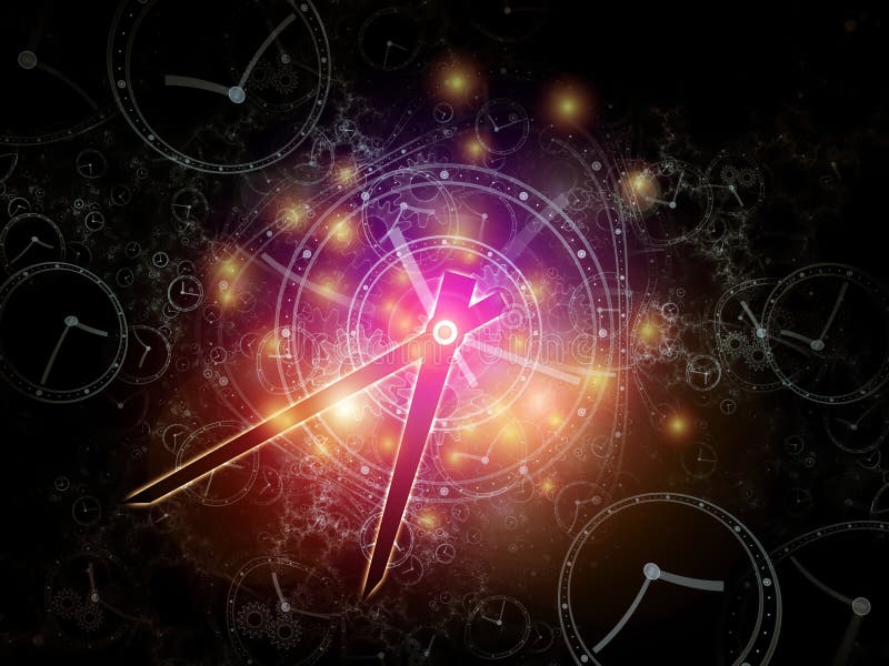 Inner Life of Temporal Realm stock illustration