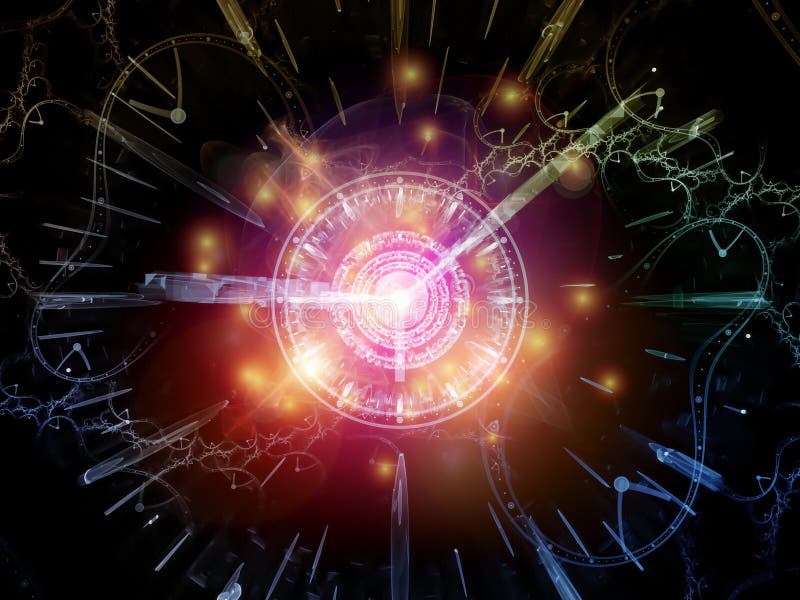 Inner Life of Temporal Realm vector illustration