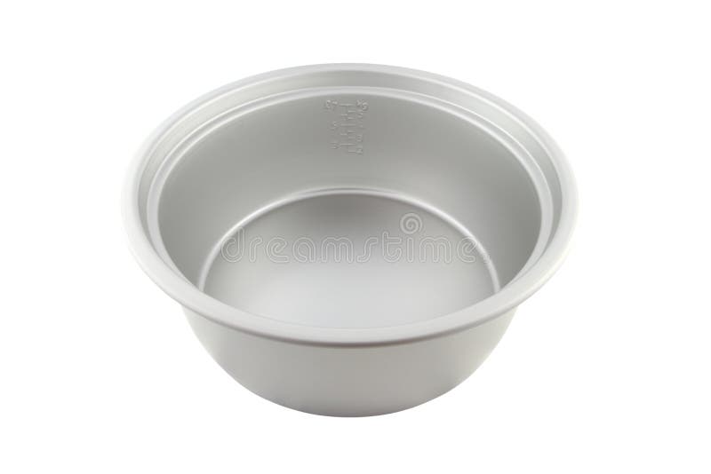 Inner Pot of Electric Rice Cooker Stock Image Image of household