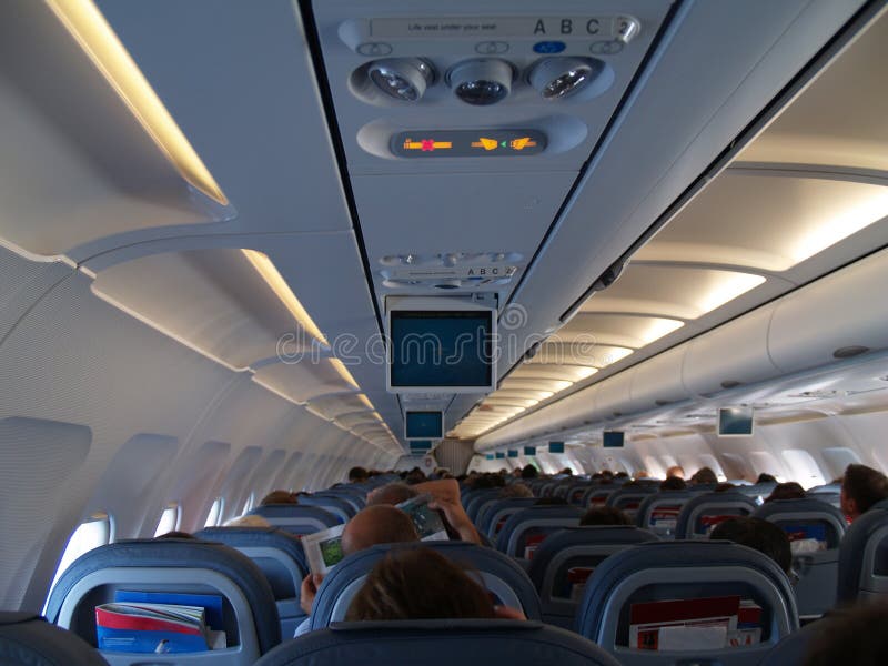 Innere Flugzeuge lizenzfreie stockbilder Innere Flugzeuge lizenzfreie stockbilder