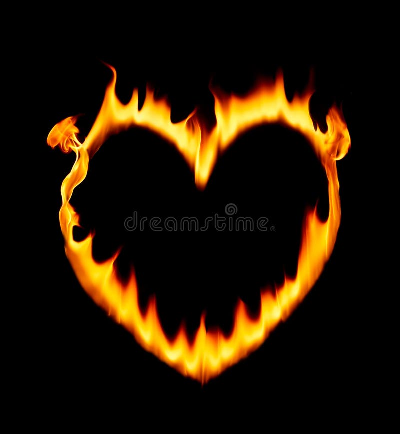 Innerformfeuer stockfotografie