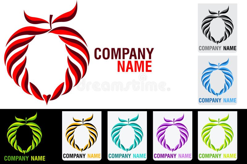 Innerfruchtzeichen lizenzfreie abbildung