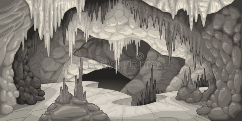Innerhalb der Höhle.
