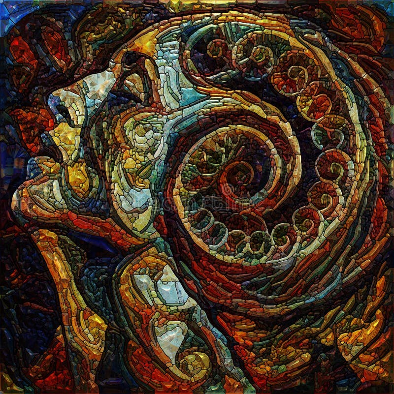 Innermost Thoughts royalty free illustration