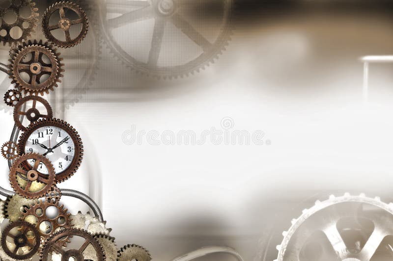 Sfondo di ingranaggi fotografia stock