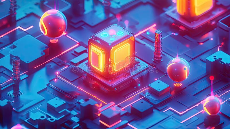 Innovation dissolving nanobot vector illustration