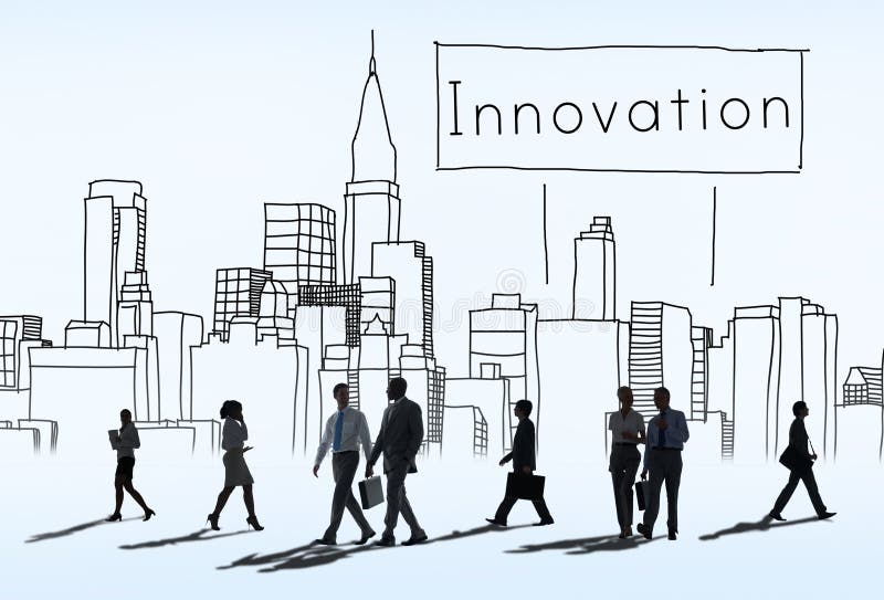 Innovation erneuern Erfindungs-Entwicklungs-Konzept des Entwurfes