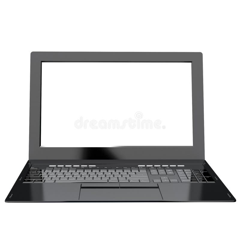 Innovation high speed laptop for global Internet technology vector illustration