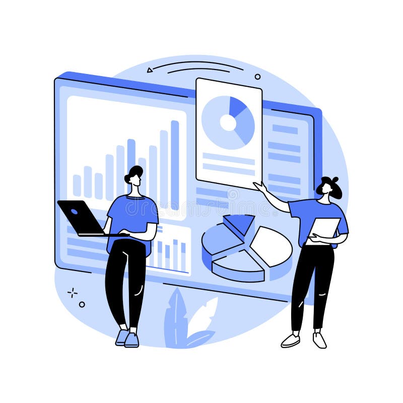 Innovation management software abstract concept vector illustration. royalty free illustration