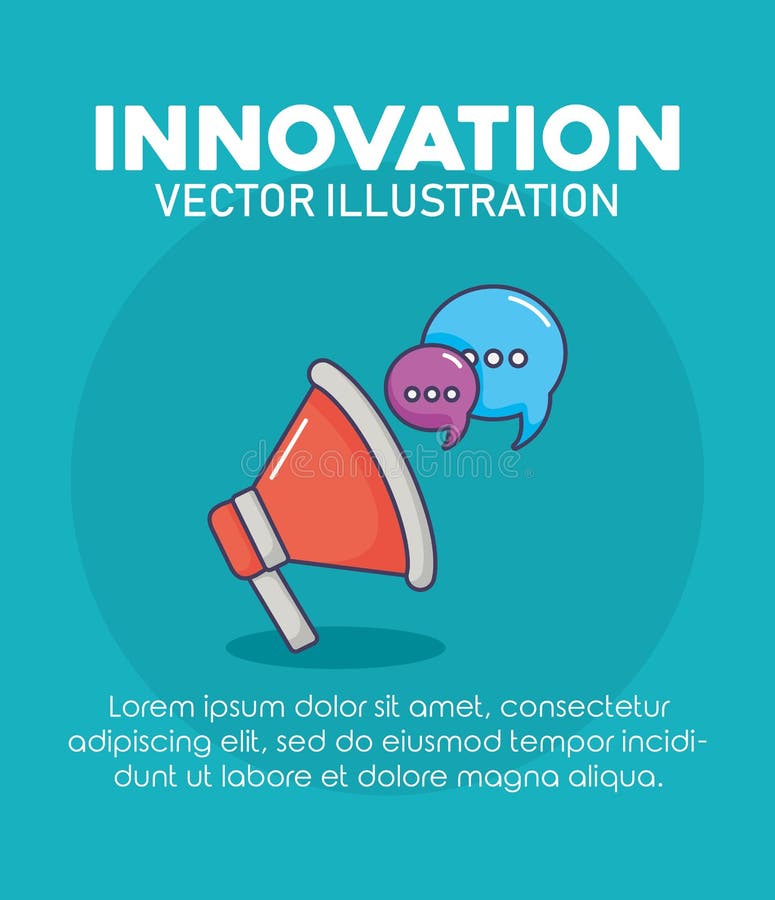 Innovation technology image royalty free illustration
