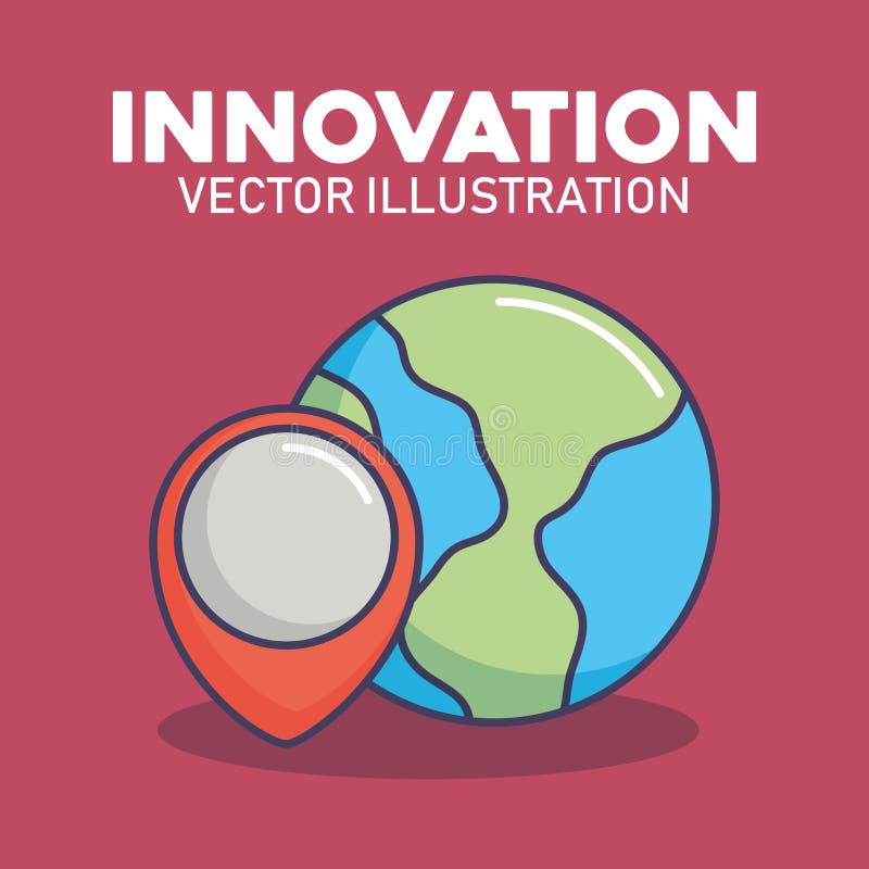 Innovation technology image stock illustration