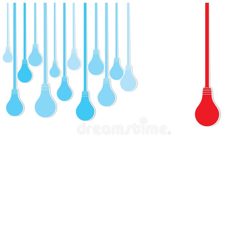 Innovationbegreppskulan lagerför stock illustrationer