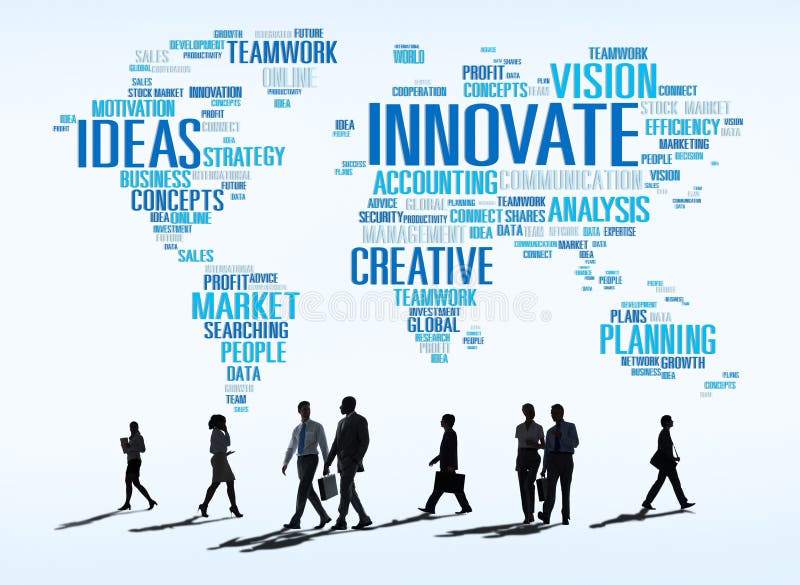 Innovations-Inspirations-Kreativitäts-Ideen-Fortschritt erneuern Concep