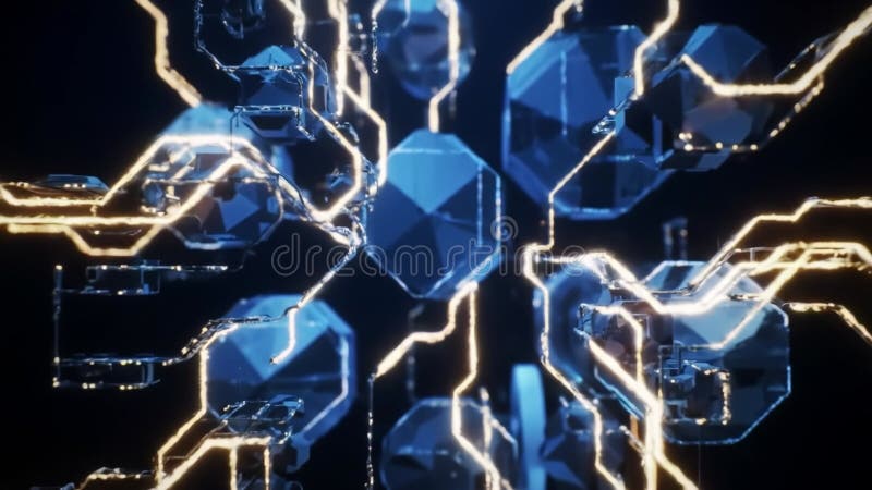 Innovative fingerprint technology reshaping security measures in urban environments stock illustration