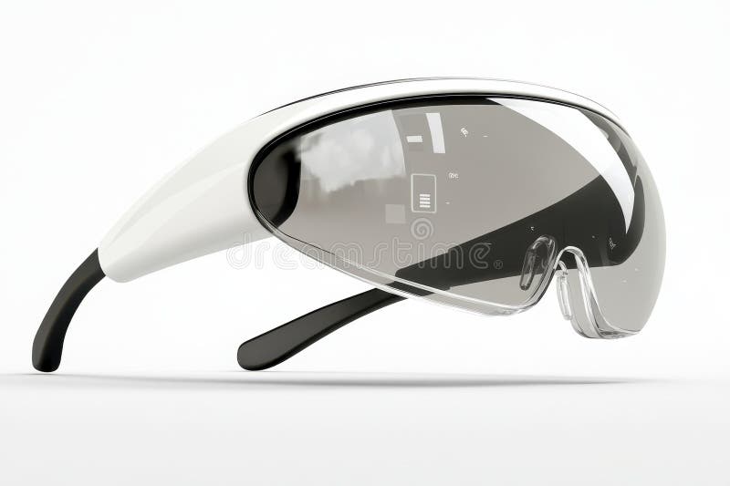 Innovative smart glasses designed for enhanced visual experiences and functionality stock illustration