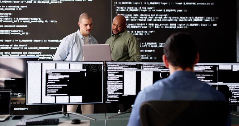 Innovative Team of Diverse Software Engineers Develop Computer Programs. Software methodology stock images, royalty-free photos and pictures