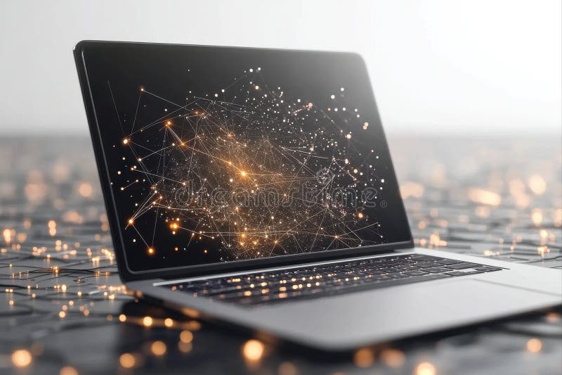 Innovative tech visualization digital workspace abstract concept art modern environment close-up view digital stock images